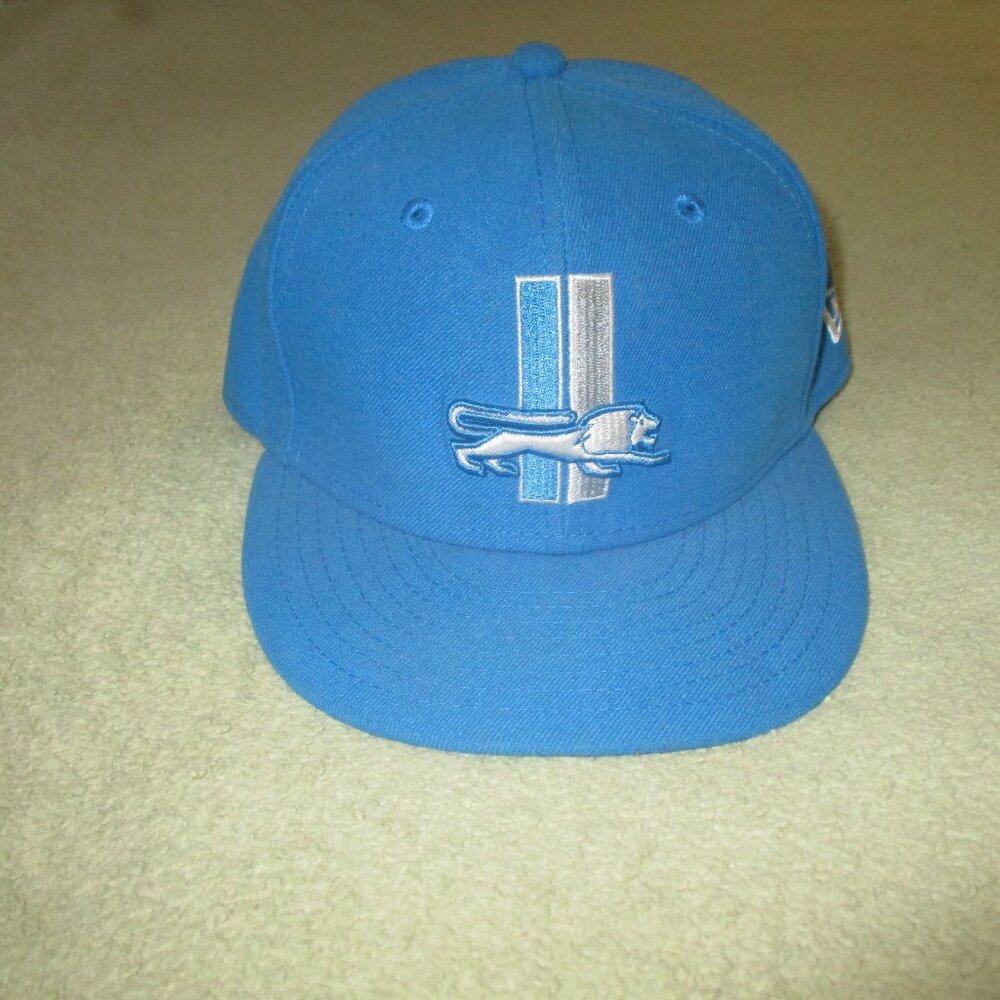 Detroit Lions NEW ERA  Fitted BB Cap 59Fifty Sz 6 3/4 NFL Mar 2012 Clean
